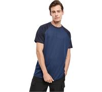 Urban Classics Raglan Contrast Tee Men's T-Shirt, Blue/Dark Blue, XXL