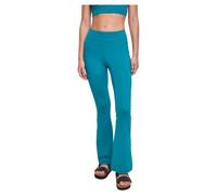Legging flare high waist recycled large sizes woman Urban Classics Vert 5XL