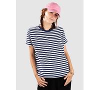 Urban Classics Regular Striped T-Shirt darkblue XS