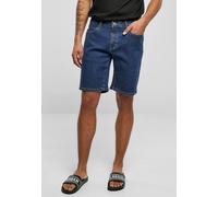 Urban Classics - Relaxed Fit Jeans Mid Indigo Washed - Shorts - blue - W28 - 98% Cotton, 2% Elastane