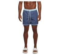 Urban Classics Men's Retro Swim Trunks, Vintage Blue/Ocean Blue, XXX-Large