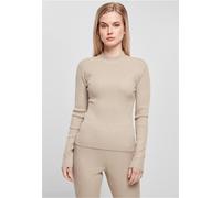 Urban Classics - Rib Knit Turtelneck Light Taupe - Pullover - beige - XS - 35% Viscose, 35% Polyester, 30% Nylon XS