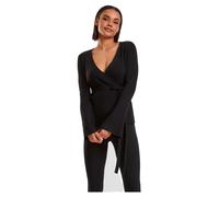Women's chubby cardigan Urban Classics GT Noir 4XL
