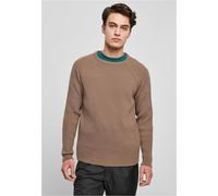 Urban Classics Raglan Ribbed Sweater Green S Men