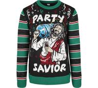 Urban Classics Savior Christmas Sweater Knit Pullover Ugly Christmas Jumper