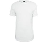 Urban Classics Men's Shaped Long Tee T-Shirt, White, 4XL, 1