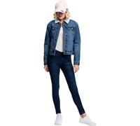 Urban Classics - Sherpa Denim Blue Washed - Jeans Jacket - blue - XS - Shell: 100% Cotton; Lining: 100% Polyester XS
