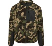 Urban Classics Sherpa Jacket Faux Fur Transition Windbreaker Polyester