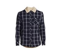 Urban Classics Men's Sherpa Lined Shirt Jacket Denim, Multicolour (Navy/White 00159), Medium