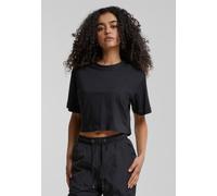 Urban Classics Women's Ladies Short Oversized Tee T-Shirt, Black, XL