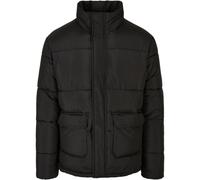 Urban Classics Short Puffer Jacket Anorak Pockets Stand-Up Collar Quilted Men