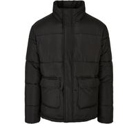 Urban Classics Short Puffer Jacket Anorak Pockets Stand-Up Collar Quilted Men