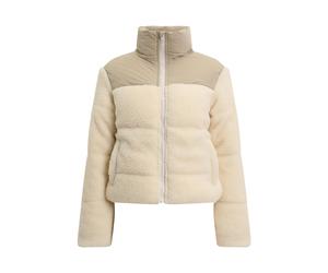 Urban Classics Short Sherpa Mix Puffer Jacket Wet Sand/sand size L | Light Jackets Outlet | Women | Brown L