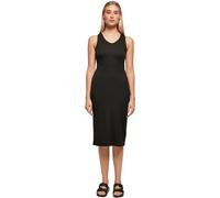 Urban Classics Sleeveless Midi Dress Black 5XL Woman