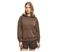 Urban Classics Small Embroidery Terry Hoodie Brown S Woman
