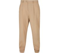 Urban Classics Straight Pleat-Front Trousers Viscose Streetwear