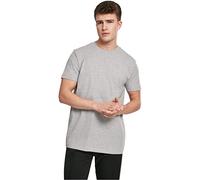 URBAN CLASSICS Stretch T-Shirt with Round Neckline, Basic Tee with Figure-Hugging Cut, Short-Sleeve Elastic Men's T-Shirt, Regular Fit, 100% Jersey Cotton, Colour: Grey, Size: M