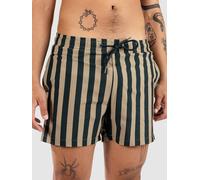 Urban Classics Striped Seersucker Swim Boardshorts unionbeige S