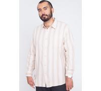 Urban Classics - Striped Unionbeige/Softseagrass - Shirt - beige - S - 100% Cotton,Cotton S