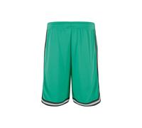 Urban Classics Stripes Mesh Shorts Ferngreen/black/white size L | Sports Shorts Outlet | Men L