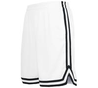 Urban Classics Urban Classic Stripe Mesh Shorts White M Men