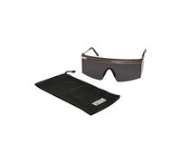 Urban Classics Sunglasses Sardinia, Black/Gold, One Size