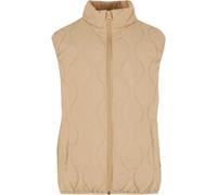Urban Classics Super Light Patterned Quilt Vest Beige XL