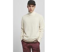 Urban Classics Sweatshirt Oversized Roll Neck Sweater Whitesand