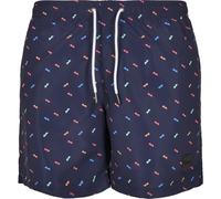 Urban Classics Swim Shorts AOP Allover Beach Surf Board Wear