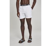 Urban Classics Swim Shorts Two in One Swim Shorts White/Black/White