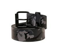 Urban Classics Synthetic Leather Camo Belt, Dark Camouflage, S/M