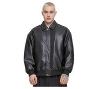 Synthetic leather jacket Urban Classics Black 4XL