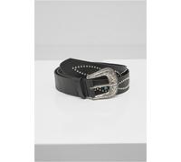 Urban Classics Synthetic Leather Western Rivet Belt black S-M