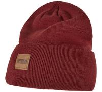 Urban Classics Synthetic Leatherpatch Long Beanie Hat TurnUp Classic