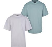 Urban Classics Tall Tee 2-Pack Mens T-Shirt Cotton Jersey Crew Neck