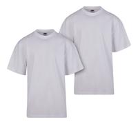 Urban Classics Tall Tee 2-Pack Men's T-Shirt Cotton Jersey Round Neck