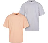 Urban Classics Tall Tee 2-Pack Men's T-Shirt Cotton Jersey Round Neck