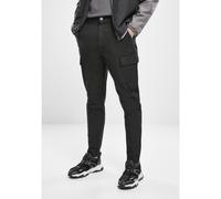 Urban Classics Tapered Double Cargo Pants Black 32 Men