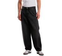Urban Classics - Tapered Heavy Ounce Baggy Black Washed - Jeans - black - W36 - 100% Cotton,Denim W36