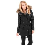 Women's parka Urban Classic leather Noir L