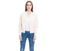 Women's urban classic bomber light parka Pink XL