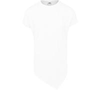 Urban Classics TB1227 Men's T-Shirt Asymmetric Long Tee - White (White 220), L