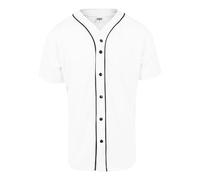 Urban Classics TB1237 Herren T-Shirt Baseball Mesh Jersey, Gr. XX-Large, Mehrfarbig (wht/blk 224)