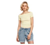 Women's off-shoulder T-shirt Urban Classics GT Jaune 4XL
