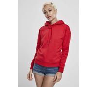 Women's hooded sweatshirt Urban Classic basic côtelés Rouge XS