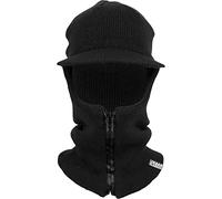 Urban Classics Tb1685-zipped Balaclava Visor, Black (Black 7), One Size