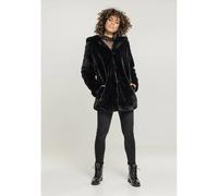 Women's parka Urban Classic hooded teddy coat Black XS