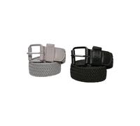 Urban Classics Tb2560-elastic Belt Set, Grey (Blk/Grey 00029), Small-Medium (Pack of 2)