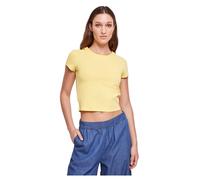 Urban Classics Women's Ladies Stretch Jersey Cropped Tee T-Shirt, Vintagesun, XXXXL