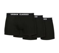 Urban Classics Men's Organic Boxer Shorts 3-Pack, Black+Black+Black, M